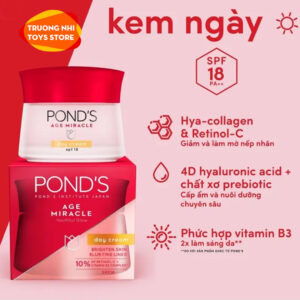 POND'S Kem dưỡng da chống lão hóa ban ngày/đêm 50g