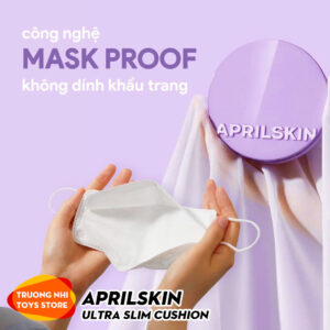 Phấn Nước Aprilskin Siêu Mỏng Nhẹ màu 21 be sáng 15g