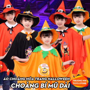 Áo choàng phù thủy Mũ dài halloween