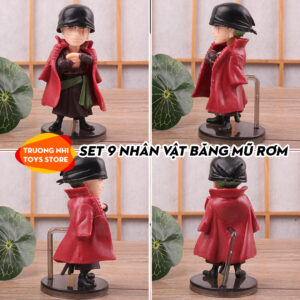 Set 9 nhân vật băng Mũ rơm 7cm - Mô hình Onepiece