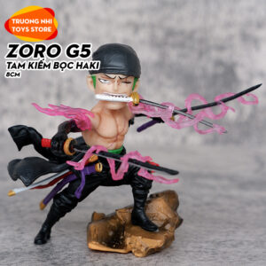 Zoro G5 Tam kiếm bọc haki 9cm - Mô hình Onepiece