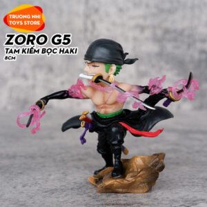 Zoro G5 Tam kiếm bọc haki 9cm - Mô hình Onepiece