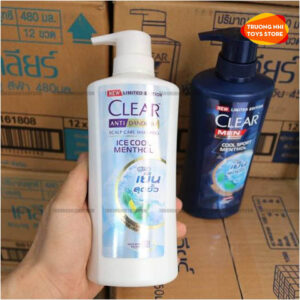 Dầu gội Clear Thái Lan 480ml bạc hà tươi mát trị gàu