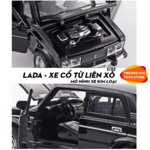 1/32 LADA XE CỔ TỪ LIÊN XÔ - mô hình xe kim loại