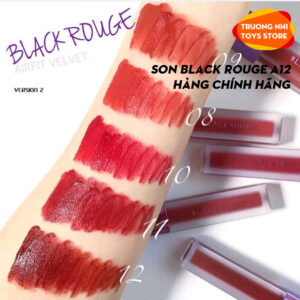 Son Kem Lì Black Rouge A12 Dashed Brown Nâu Gạch