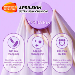 Phấn Nước Aprilskin Siêu Mỏng Nhẹ màu 21 be sáng 15g