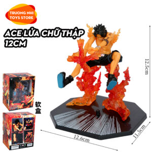 Ace lửa chữ thập 12cm - Mô hình Onepiece