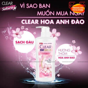 Dầu gội Clear Anti Dandruff Sakura Fresh 435ml (Thái)