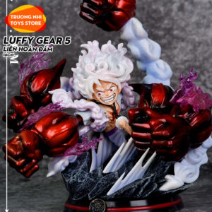 Luffy Gear 5 Liên hoàn đấm 16cm - Mô hình Onepiece