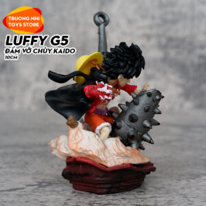 Luffy G5 đấm vỡ chùy Kaido 10cm - Mô hình Onepiece