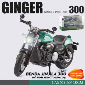 1/12 Benda Jinjila 300 - mô hình moto kim loại