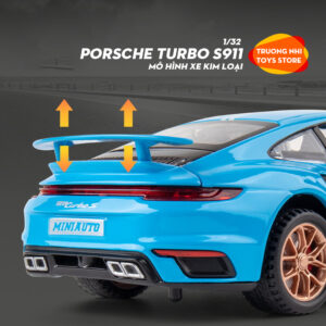 1/32 PORSCHE TURBO S911 - mô hình xe kim loại