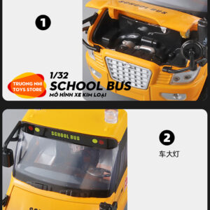 1/32 SCHOOL BUS - mô hình xe kim loại