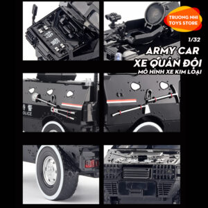 1/32 ARMY CAR XE QUÂN ĐỘI - mô hình xe kim loại