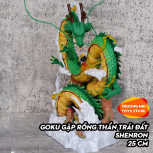 Goku gặp rồng trái đất Shenron 25cm - Mô hình Dragonball