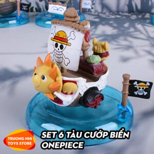 Set 6 tàu cướp biển Onepiece 7cm - Mô hình Onepiece