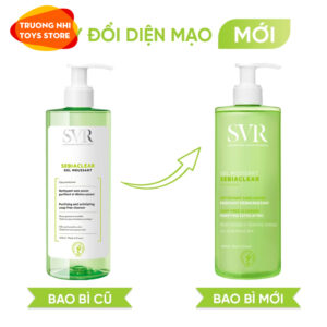 Gel Rửa Mặt SVR Sebiaclear Gel Moussant Không Chứa Xà Phòng Cho Da Dầu Mụn 400ml