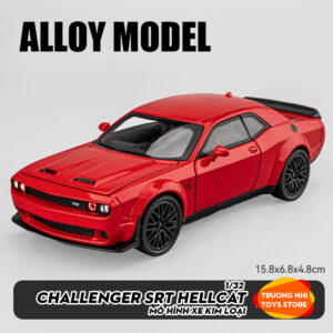 1/32 CHALLENGER SRT HELLCAT - mô hình xe kim loại