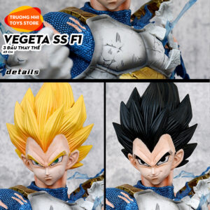 Vegeta F1 3 đầu thay thế 45cm - Mô hình Dragonball