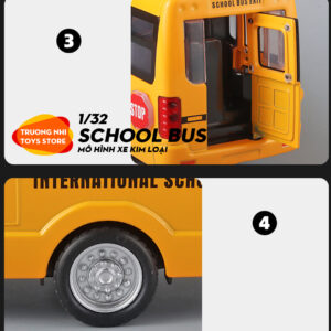 1/32 SCHOOL BUS - mô hình xe kim loại