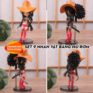 Set 9 nhân vật băng Mũ rơm 7cm - Mô hình Onepiece