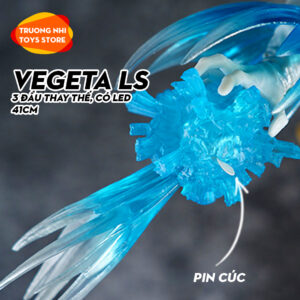 Vegeta LS 41cm có LED, 3 đầu thay thế - Mô hình Dragonball