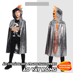 Áo choàng vảy rồng hóa trang halloween cực chất