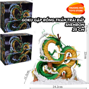 Goku gặp rồng trái đất Shenron 25cm - Mô hình Dragonball