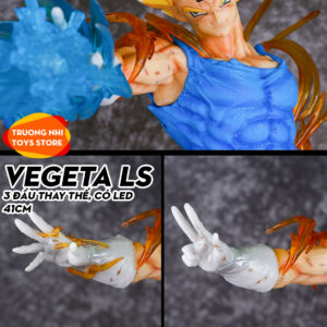 Vegeta LS 41cm có LED, 3 đầu thay thế - Mô hình Dragonball