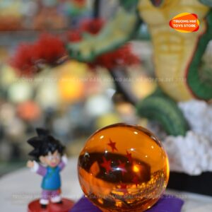 Đế trưng Ngọc rồng CÓ LED (KÈM NGỌC) tỉ lệ 1:1 size 7,6 cm - Mô hình Dragonball