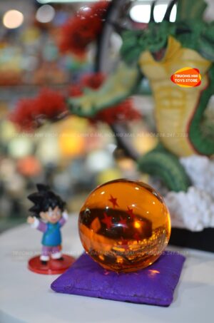 Đế trưng Ngọc rồng CÓ LED (KÈM NGỌC) tỉ lệ 1:1 size 7,6 cm - Mô hình Dragonball