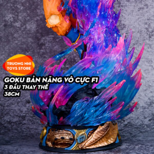 Goku Bản năng Vô cực F1 38cm 3 đầu thay thế - Mô hình Dragonball