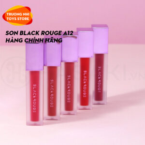 Son Kem Lì Black Rouge A12 Dashed Brown Nâu Gạch