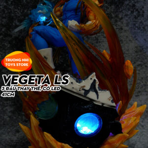 Vegeta LS 41cm có LED, 3 đầu thay thế - Mô hình Dragonball