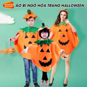 Áo choàng bí ngô halloween