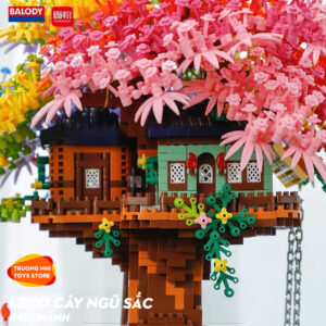 Lego cây ngũ sắc có LED 4451 mảnh