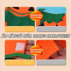 Áo choàng bí ngô halloween