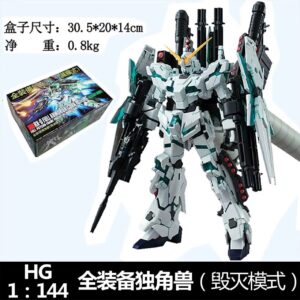 178 RX-O FULL ARMOR UNICORN (Destroy mode) HG 1/144  (không đế) - GUNDAM