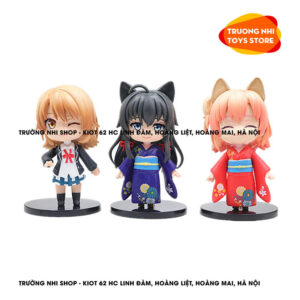 (LẺ) SET 6 nhân vật OreGairu 10cm - Mô hình Oregairu