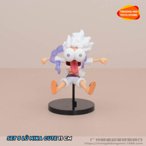 (LẺ) SET 5 Luffy Gear 5 NIKA 11cm - Mô hình Onepiece