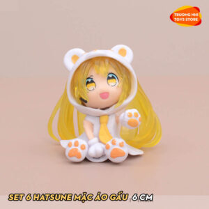 (LẺ) SET 6 Hatsune Miku Kuma 6cm - Mô hình Hatsune Miku