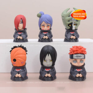 (LẺ) SET 12 nhân vật Akatsuki chibi 8cm - Mô hình Naruto