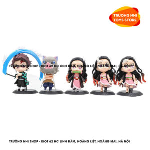 (LẺ) SET 10  nhân vật Thanh gươm diệt quỷ 10cm - Mô hình Kimetsu no Yaiba