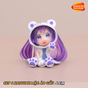 (LẺ) SET 6 Hatsune Miku Kuma 6cm - Mô hình Hatsune Miku