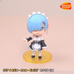 (LẺ) SET 6 RE ZERO 10cm - Mô hình RE ZERO