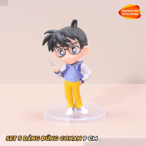 (LẺ) SET 5 Conan 9cm - Mô hình Conan