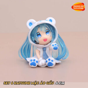 (LẺ) SET 6 Hatsune Miku Kuma 6cm - Mô hình Hatsune Miku