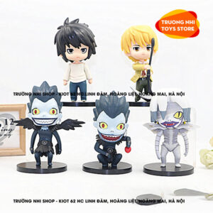 (LẺ) SET 5 nhân vật DEATH NOTE 10cm - mô hình DEATH NOTE