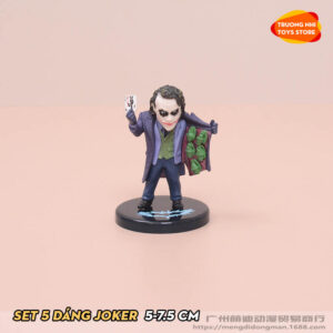 (LẺ) SET 5 Joker trong DARK KNIGHT 6cm - Mô hình DC - MARVEL