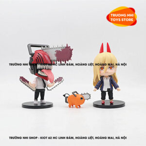 (LẺ) SET 6 nhân vật Chainsaw man 10cm - mô hình Chainsaw man